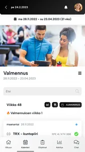 Fitvalmennus screenshot 2