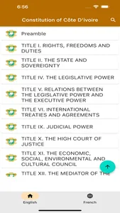 Constitution of Côte d'Ivoire screenshot 0