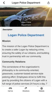 Logan Police Department screenshot 1