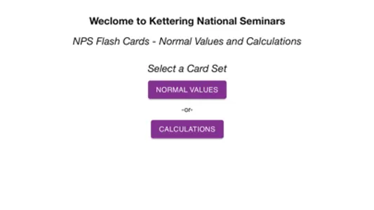 NPS Flash Cards screenshot 1