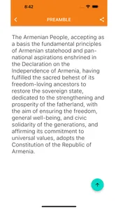 Constitution of Armenia screenshot 1