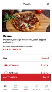 Capitol Pizza App screenshot 3