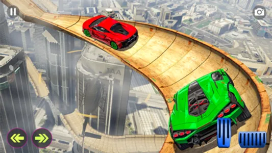 Crazy Car Stunt Sky Ramp Game screenshot 2