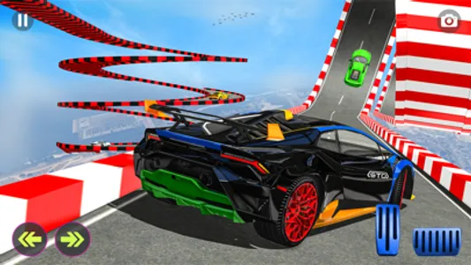 Crazy Car Stunt Sky Ramp Game screenshot 3