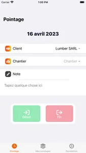 MadPER Pointage screenshot 0