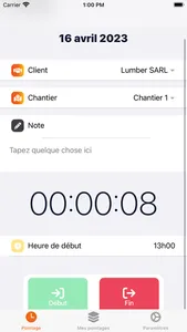 MadPER Pointage screenshot 1