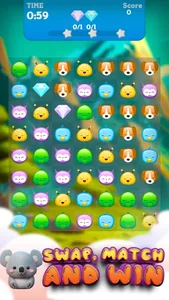 Kido : Animals Saga Match 3 screenshot 2