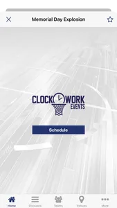 Clockwork Basketball Events screenshot 2