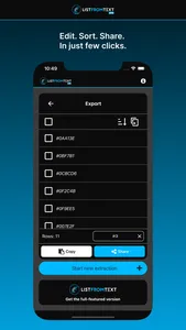 ListFromText Lite screenshot 2