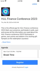 HUL Finance Conference 2023 screenshot 1