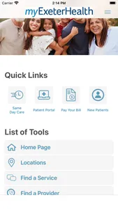 myExeterHealth screenshot 0