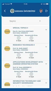 Ankara Üniversitesi OBS screenshot 2
