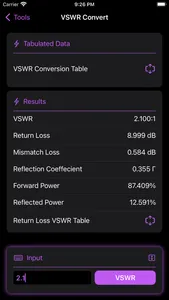 VSWR Convert + screenshot 1