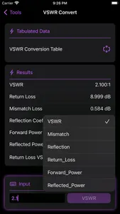 VSWR Convert + screenshot 2