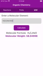 Organic Chemistry & Calculator screenshot 3