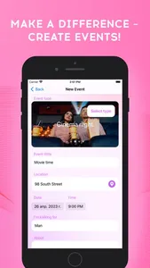 Event Creation App screenshot 2