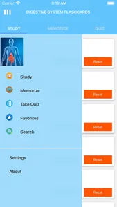 Digestive System Study Cards screenshot 0