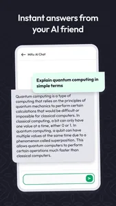 Mifu AI Chat : Assistant Genie screenshot 1