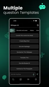 Whisper: AI Chat bot Assistant screenshot 4