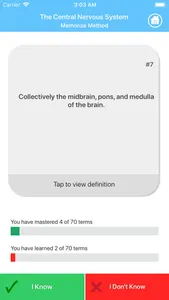 Nervous System Study Cards screenshot 3