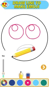 Learn To Draw Emoji Coloring screenshot 0