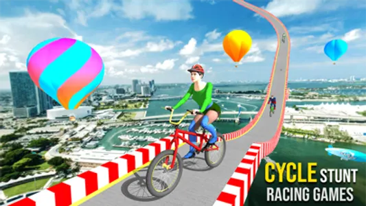 Bicycle Stunt Racing Games 3D screenshot 0