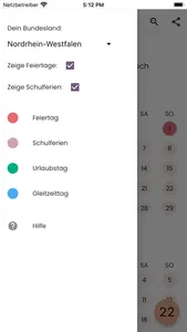 Urlaubsplaner & Kalender screenshot 2