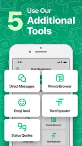 Dual Messenger WA Web screenshot 2