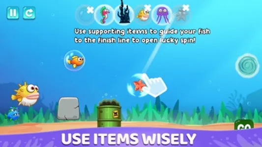Fish Journey: Draw to Save screenshot 2