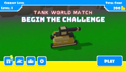 Tank World Match 3D Game screenshot 3