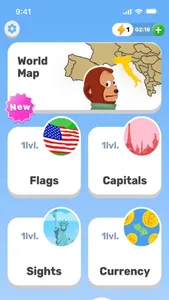 Flags of the World Map Quiz screenshot 0