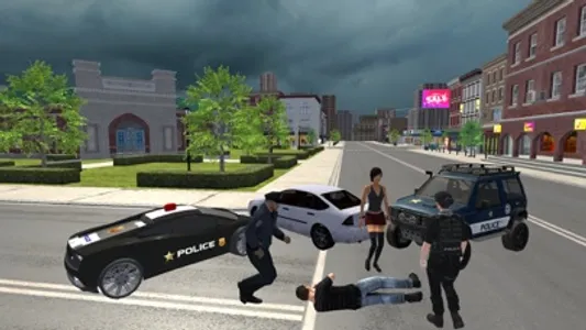 Police Car Cop Chase Simulator screenshot 1