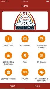 OSSA Congress screenshot 0