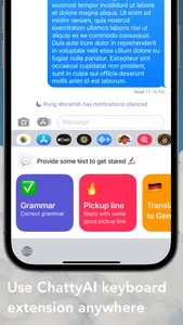 ChattyAI: Chatbot & KeyboardAI screenshot 4