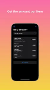 My Bill Calculator screenshot 1