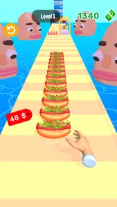 Hotdog Away 3D - Sausage Run screenshot 0