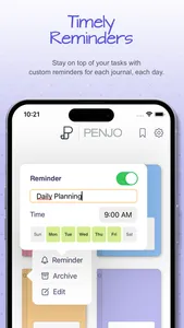 Penjo: Pencil Journal, Planner screenshot 7