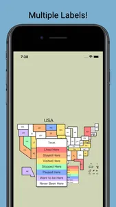 USA States - Map Tracker screenshot 1