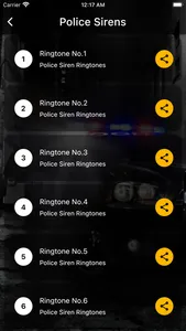 Police Siren Ringtones screenshot 2