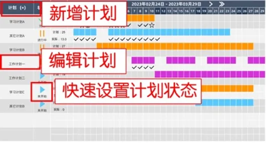 简易甘特计划 - 学习与工作进度日程高效管理工具 screenshot 1