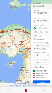 eDeprem - Dinamik Haritalar screenshot 4