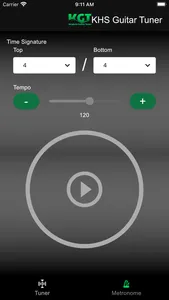 KHS Guitar Tuner Pro screenshot 2