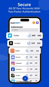 Authenticator+ 2FA DualVerify screenshot 1