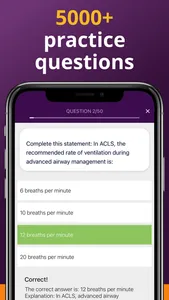 ACLS Practice Tests 2023 screenshot 1