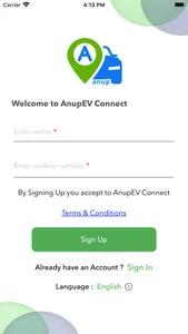 AnupEVConnect screenshot 1