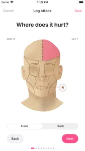 Migraine Tracker & Diary: MiG screenshot 1