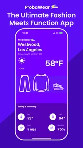 ProbaWear - Weather Stylist screenshot 0