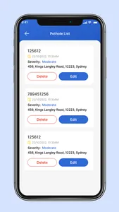Pothole Detector App screenshot 3