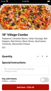 Village Pizza LLC screenshot 3