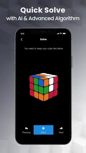 CubeSolver AI - Magic Cube 3D screenshot 3